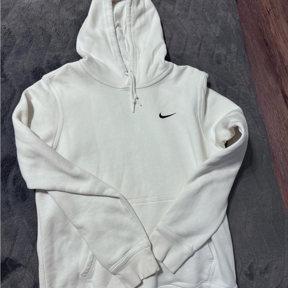 Nike Men's Cream Hoodie